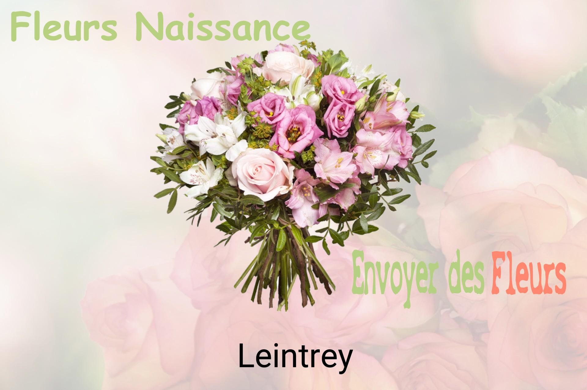 Bouquet de fleurs de naissance livré à Leintrey